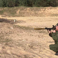 Занятия по боевой подготовке с военнообязанными территориальных войск Вилейского района