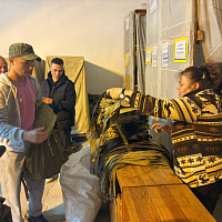 Военнообязанные, призванные на сборы в 120 омбр, приняли присягу