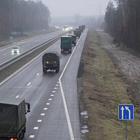Военнослужащие из числа нового пополнения совершают 50-километровые марши