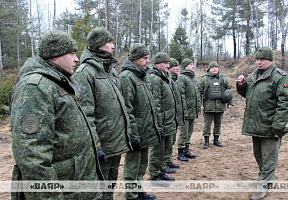 Показное занятие на Гожском полигоне