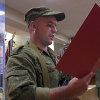 Ритуал принятия Военной присяги военнообязанными