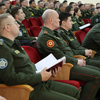 Сбор с должностными лицами продовольственной службы Вооружённых Сил