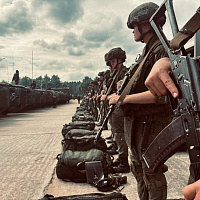 В столичной механизированной бригаде проходят комплексные занятия по боевой готовности
