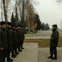 Экскурсия для военнослужащих нового пополнения