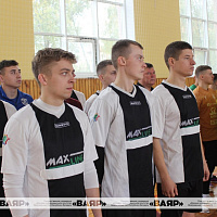 Торжественное открытие чемпионата Вооружённых Сил Республики Беларусь по мини-футболу