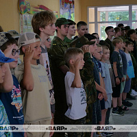 На базе 120 омбр состоялось открытие спортивно-патриотического лагеря «Гвардейцы»