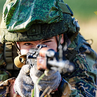 С курсантами Военной академии прошли занятия по огневой подготовке