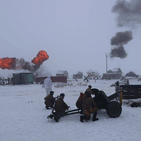 На территории историко-культурного комплекса «Линия Сталина» состоялась презентация танка Т-26