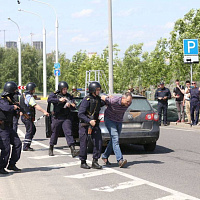 Завершающий этап командно-штабного учебного сбора с территориальными войсками