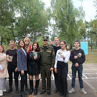 Ребятам молодёжного отряда охраны правопорядка «Гроза» вручили удостоверения