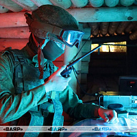 Занятия по боевой подготовке с военнослужащими одной из механизированных бригад