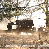 Тактическое учение с боевой стрельбой тяжелого гаубичного артиллерийского дивизиона 231 абр