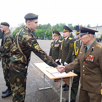 С напутствием от ветерана Великой Отечественной