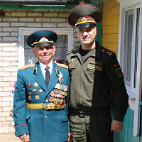 Поздравили ветеранов Случчины