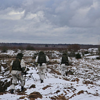Полевая сессия гвардейцев