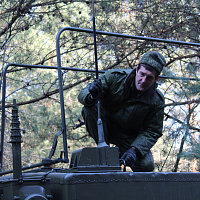 В 61 иаб проходят учебные сборы приписного состава отдельного батальона материального обеспечения