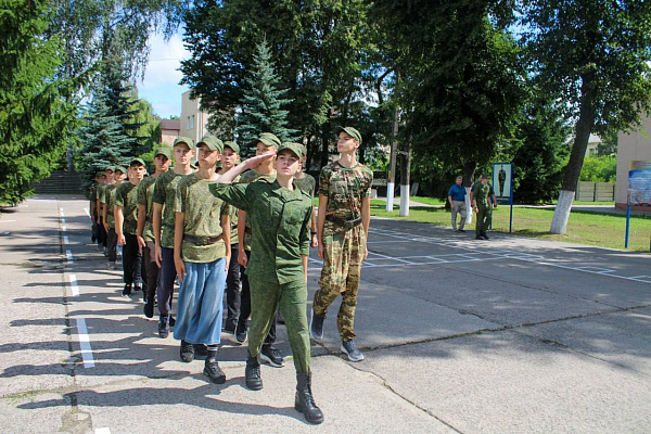 Открытие смены военно-патриотического лагеря «Родина»