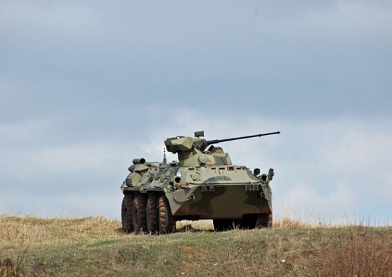 Воссозданный 503-й мотострелковый полк получил первую партию бронетранспортеров БТР-82А