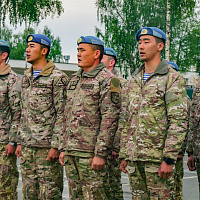 Церемония открытия испытания на право ношения нагрудного знака «Доблесть и мастерство»