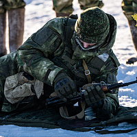 Занятия по огневой подготовке с курсантами Военной академии