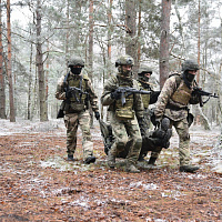 Гвардейцы-разведчики выполнили задачи в ходе комплексных полевых занятий 