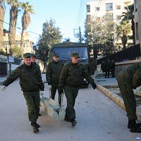 Белорусские военные медики разворачивают полевой госпиталь в Сирии