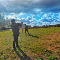 Занятия с гвардейцами