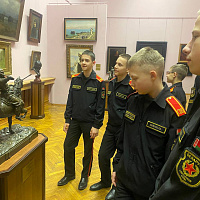 Воспитанники МСВУ посетили Национальный художественный музей Республики Беларусь