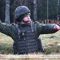 Занятия по огневой подготовке с военнослужащими 120 омбр