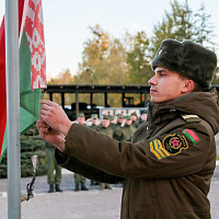 В 557 ибр чествовали военнослужащих, выслуживших установленные сроки срочной военной службы