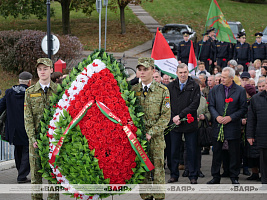 Памятный митинг на Острове Мужества и Скорби