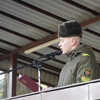 В 361 боо (ЦОВУ) прошло чествование военнослужащих, выслуживших установленные сроки службы