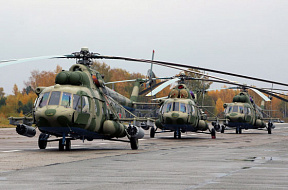 Вертолеты Ми-8МТВ-5-1 с новым комплексом обороны поступили в российские войска