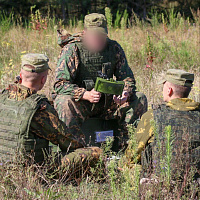 Изучение подрывного дела гвардейцами 11 омбр