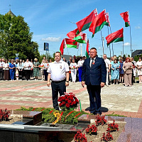 Торжественные мероприятия, посвящённые Дню освобождения Шкловского района от немецко‑фашистских захватчиков