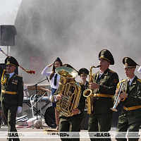 В Осиповичах прошел завершающий тур конкурса военных духовых оркестров