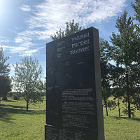 Цветы у мемориала 