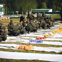 Занятия с новым пополнением 5-й отдельной бригады специального назначения