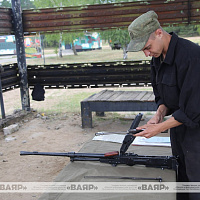 Гвардейцы 6 омбр выполняют стрельбы из вооружения танка Т-72Б