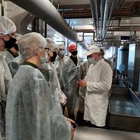 Курсанты посетили предприятие ОАО «Молочный Мир»