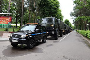 Военнослужащие 361 боо (ЦОВУ) совершили 50-километровый марш