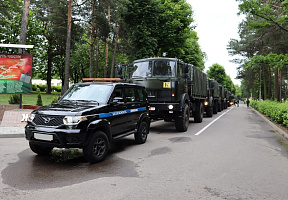 Военнослужащие 361 боо (ЦОВУ) совершили 50-километровый марш