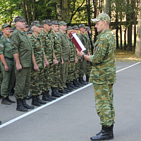Приняли Военную присягу
