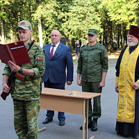 Приняли Военную присягу