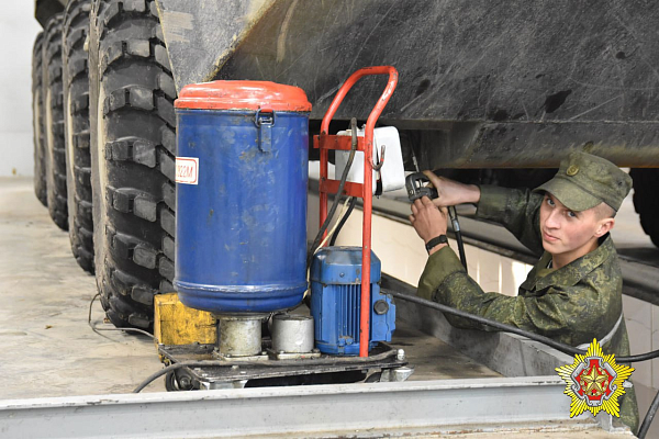 Перевод вооружения, военной и специальной техники на зимний период эксплуатации
