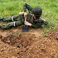 Занятия с личным составом инженерного полка СЗОК