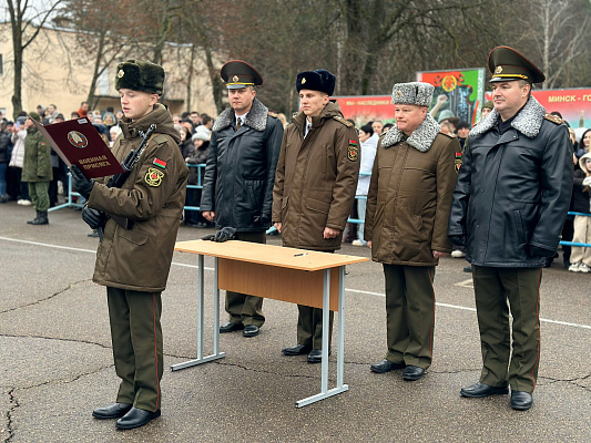 ФОТОФАКТ: принятие присяги новым пополнением 2-й и 188-й гвардейской инженерной бригад