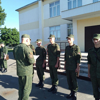 Сборы с выпускниками-артиллеристами