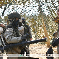 В 8-й бригаде радиационной, химической и биологической защиты проходит командно-штабное учение