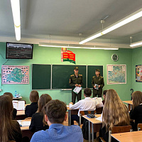 Курсанты военного факультета в ГрГУ имени Янки Купалы продолжают посещать учебные заведения